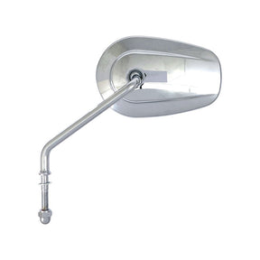 Riptide Tapered Mirror Set, Long Stem. Chrome Mirrors Mcs
