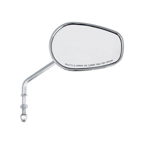 Riptide Tapered Mirror Set, Long Stem. Chrome Mirrors Mcs