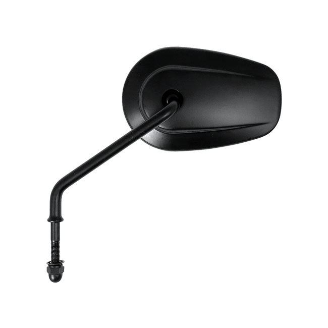 Riptide Tapered Mirror Set, Long Stem. Black Mirrors Mcs