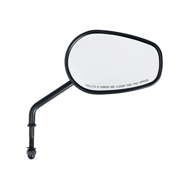 Riptide Tapered Mirror Set, Long Stem. Black Mirrors Mcs