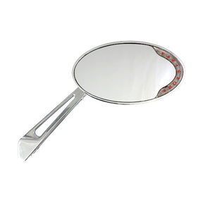 Cateye Led Turn Signal Mirror Set. Chrome Mirrors With Turnsignals Mcs