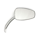 Slipstream Mirror Set. Curved Stem, Chrome Mirrors Mcs