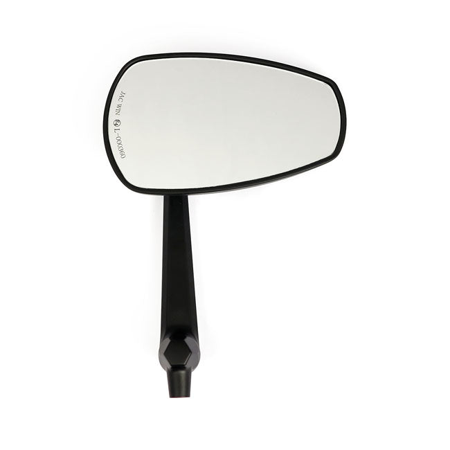 Slipstream Mirror Set. Straight Stem, Black Mirrors Mcs