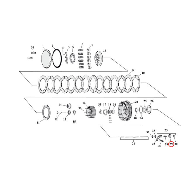 Cover, Clutch Worm Lever Clutch Misc Mcs
