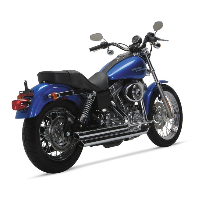 Vance & Hines Bigshot Staggrd 91 05 Dyna Full Exhaust System Vance & Hines