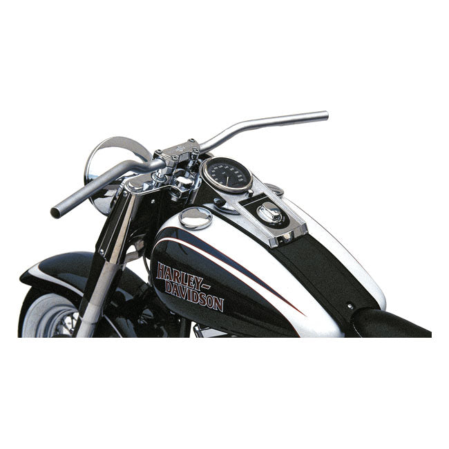TRW 1" Streetfighter handlebar chrome 2.75" rise ABE Handlebars Trw