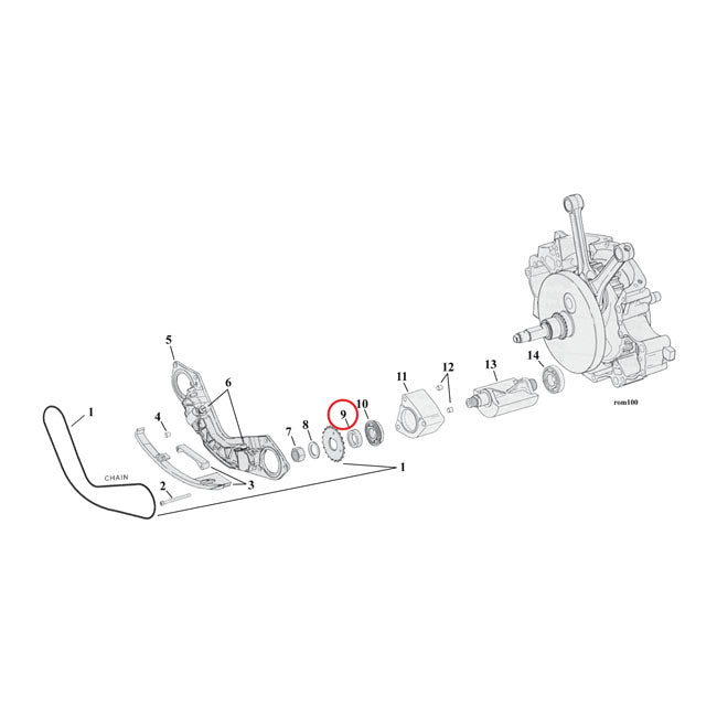 Spacer, Balancer Sprocket .180" Balancers Misc Mcs