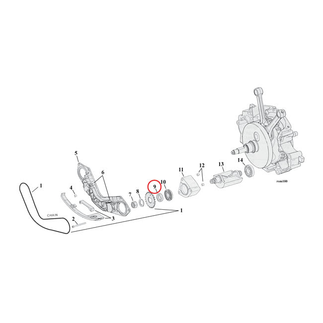 Spacer, Balancer Sprocket .130" Balancers Misc Mcs