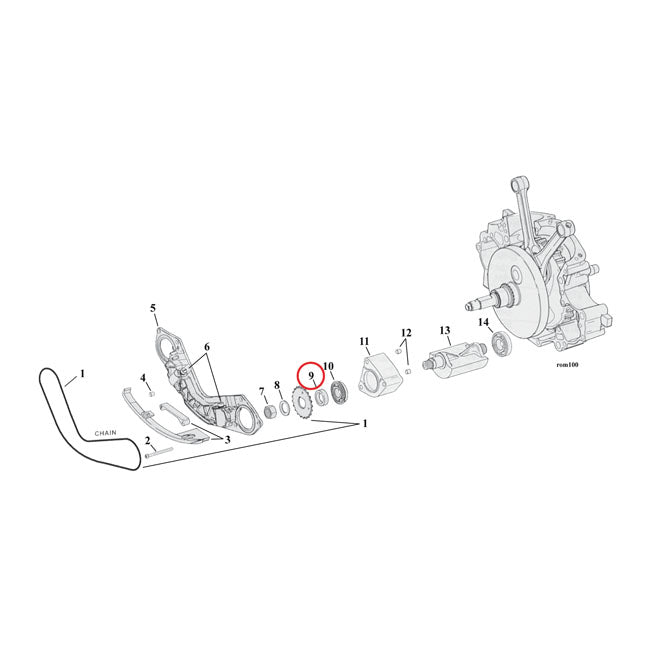 Spacer, Balancer Sprocket .140" Balancers Misc Mcs