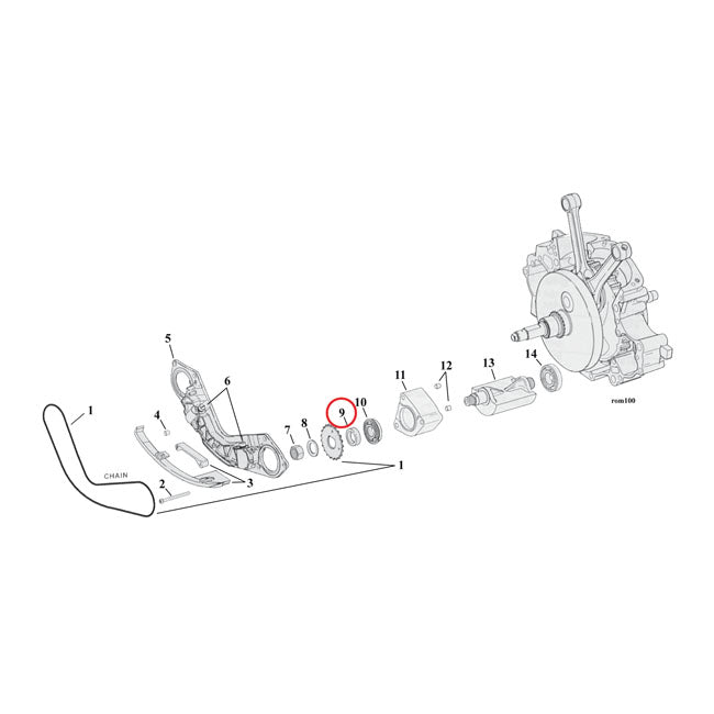 Spacer, Balancer Sprocket .160" Balancers Misc Mcs