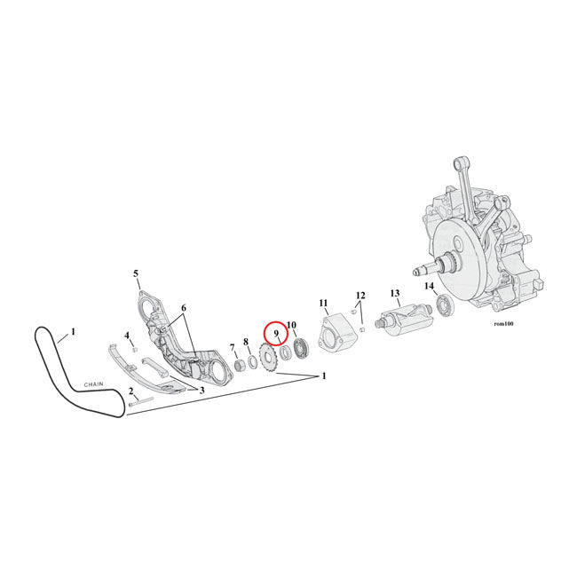 Spacer, Balancer Sprocket .200" Balancers Misc Mcs