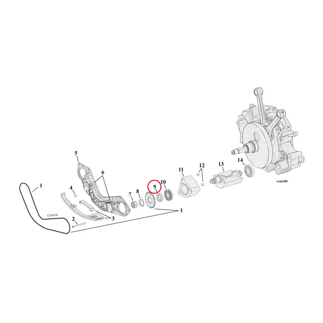 Spacer, Balancer Sprocket .210" Balancers Misc Mcs