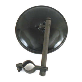 Reproduction Sidevalve Mirror. Black, Long Stem Mirrors Samwel