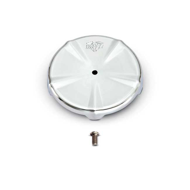 Vance & Hines VO2 Skullcap Air Cleaner Cover, Chrome Air Cleaner Cover Vance & Hines
