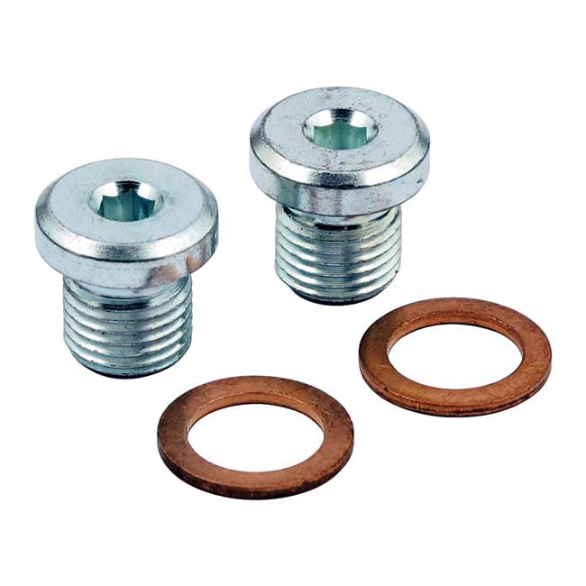 Vance & Hines Exhaust O2 Sensor Plug Kit 12mm Sensor Bung Plugs Vance & Hines