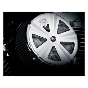 Vance & Hines VO2 Skullcap Crown Air Cleaner Cover, Chrome Air Cleaner Cover Vance & Hines