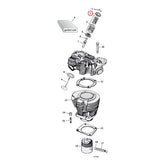 Upper Valve Spring Collar Set. Steel. Std Valves Collars Mcs