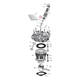 Lower Valve Spring Collar Set. Steel. Std Valves Collars Mcs