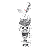 Lower Valve Spring Collar Set. Steel. Std Valves Collars Mcs