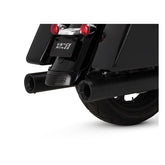 Vance & Hines Slip-On Eliminator 400, Black W/Black End Caps - 17+ Touring Exhaust Slip-Ons And Mufflers Vance & Hines