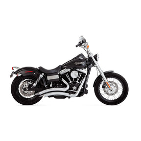 Vance & Hines Big Radius Exhaust, Chrome - 06-09 Dyna Full Exhaust System Vance & Hines
