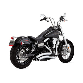 Vance & Hines Big Radius Exhaust, Chrome - 06-09 Dyna Full Exhaust System Vance & Hines