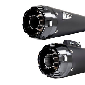 Zard Conical Slip On Muffler Hd Softail M8 Black E4/E5 Full Exhaust System Zard