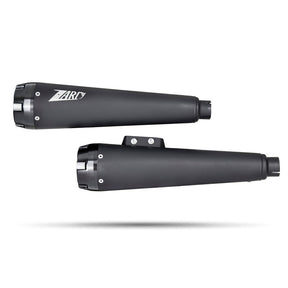 Zard Conical Slip On Muffler Hd Softail M8 Black E4/E5 Full Exhaust System Zard