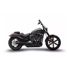 Zard Full Exhaust System Hd Softail 2in1 Black E4/E5 Full Exhaust System Zard