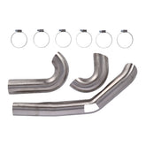 Zard, header heat shield set. Polished Full Exhaust System Zard
