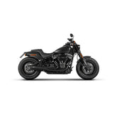Zard, M8 Softail 2-1 Short Cone exhaust system. Black Full Exhaust System Zard