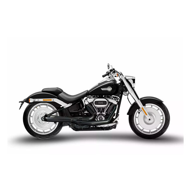 Zard Full Exhaust System Hd Softail Breakout Fat Boy 2in1 Black E4/E5 Full Exhaust System Zard