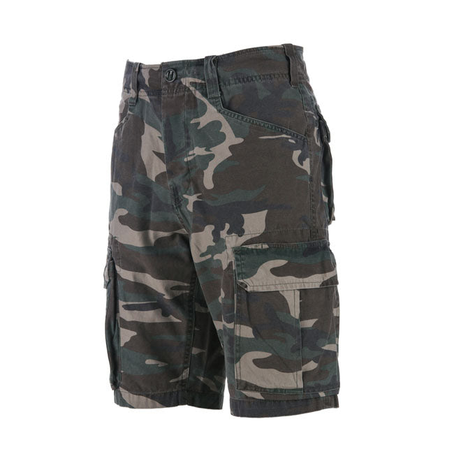 Army Surplus Cargo short woodland stonewashed Shorts Army Surplus