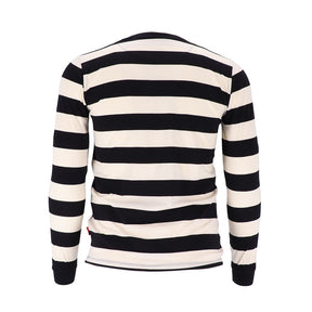 13 1/2 Behind Bars Long Sleeve, Black/White T-Shirt Long Sleeve 13 And A Half Company
