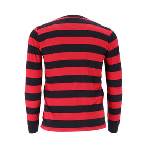 13 1/2 Behind Bars Long Sleeve, Red/Black T-Shirt Long Sleeve 13 And A Half Company