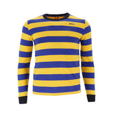 13 1/2 Behind Bars Long Sleeve, Yellow/Blue T-Shirt Long Sleeve 13 And A Half Company S