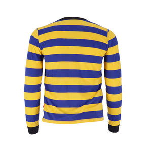 13 1/2 Behind Bars Long Sleeve, Yellow/Blue T-Shirt Long Sleeve 13 And A Half Company