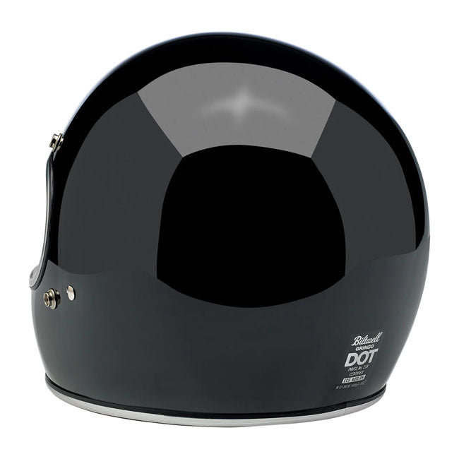Biltwell Gringo helmet gloss black Helmets Biltwell