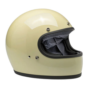 Biltwell Gringo helmet gloss vintage white Helmets Biltwell