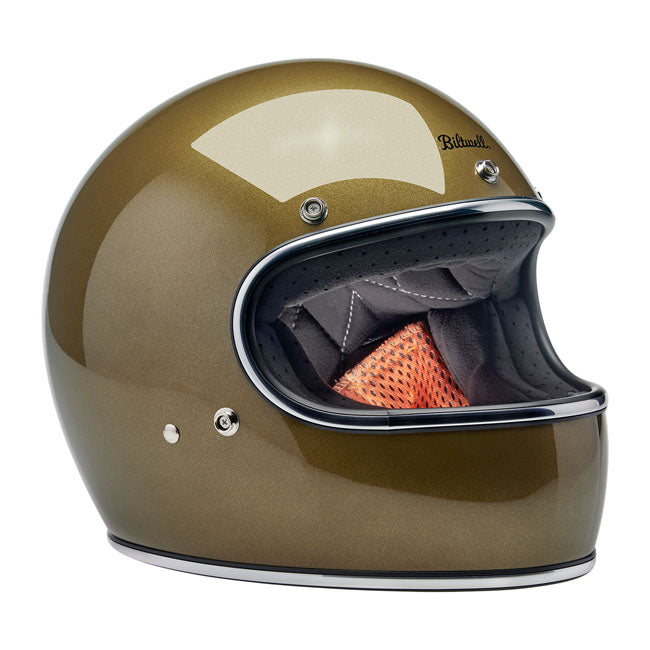 Biltwell Gringo helmet ugly gold metallic Helmets Biltwell