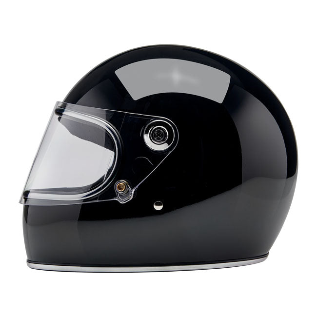 Biltwell Gringo S helmet gloss black Helmets Biltwell