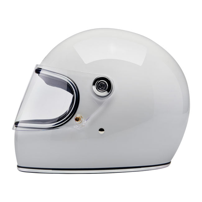Biltwell Gringo S helmet gloss white Helmets Biltwell