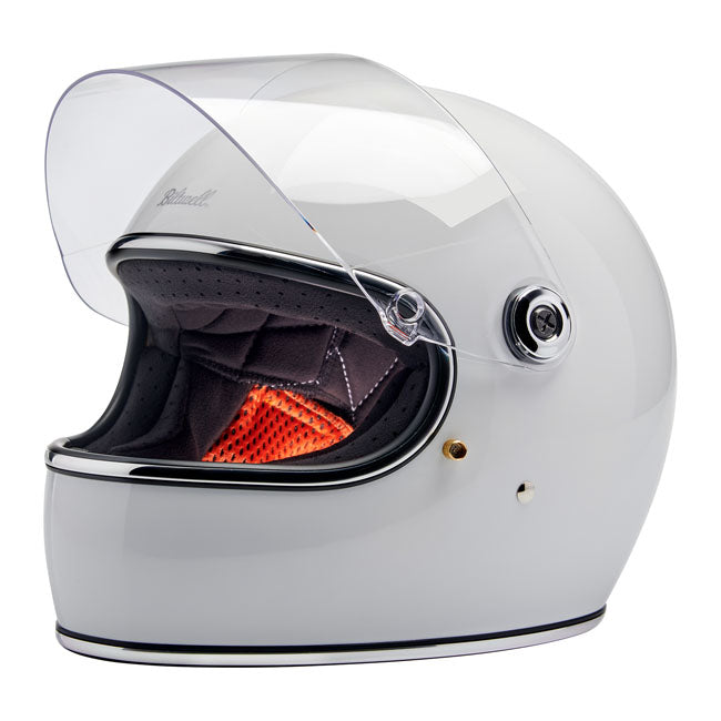 Biltwell Gringo S helmet gloss white Helmets Biltwell