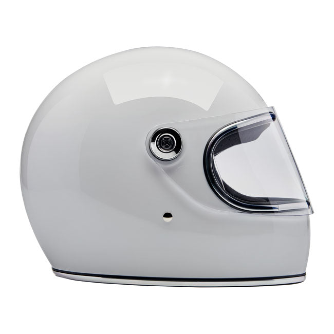 Biltwell Gringo S helmet gloss white Helmets Biltwell