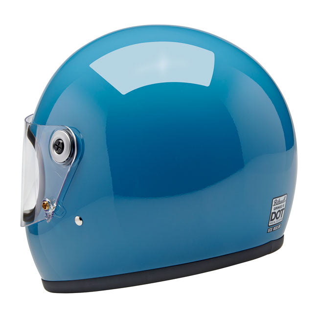 Biltwell Gringo S helmet dove blue Helmets Biltwell