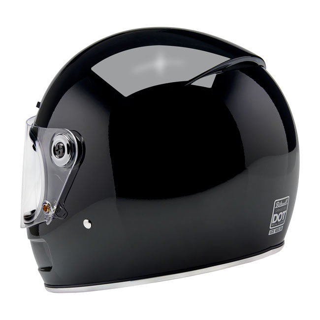 Biltwell Gringo SV Helmet, Gloss Black Helmets Biltwell