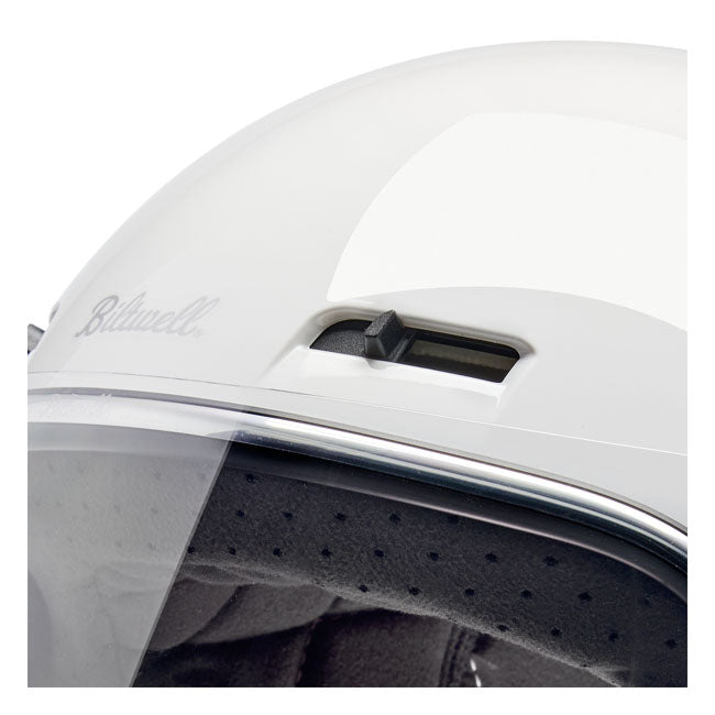Biltwell Gringo SV helmet gloss white Helmets Biltwell