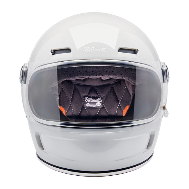 Biltwell Gringo SV helmet gloss white Helmets Biltwell