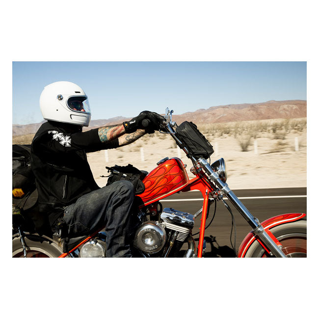 Biltwell Gringo SV helmet gloss white Helmets Biltwell