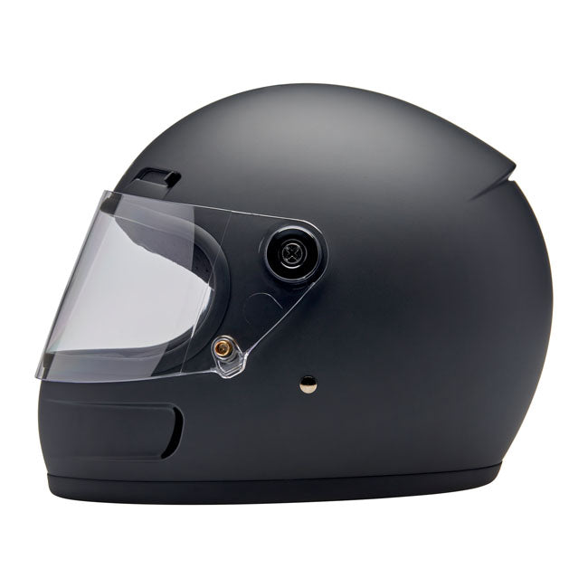 Biltwell Gringo SV helmet, Flat Black Helmets Biltwell